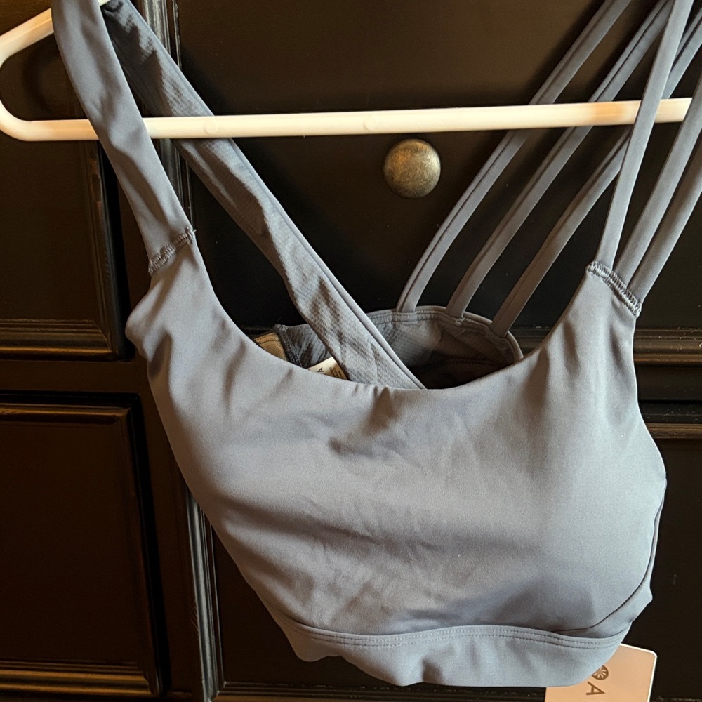 Athleta Slate Blue Strappy Bralette
